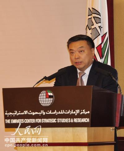 中联部副部长李进军。记者姚奕摄