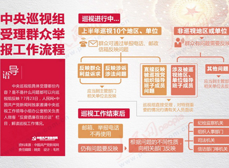 图解中央巡视组受理群众举报工作流程