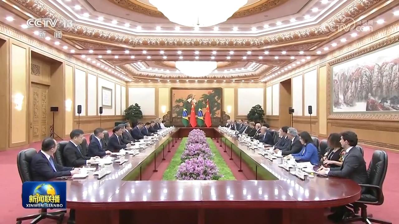 習近平同巴西總統會談